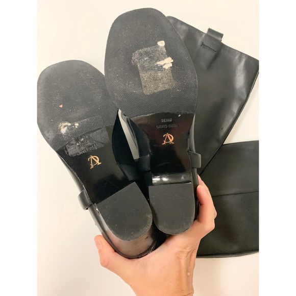 VINCE CAMUTO Signature Black Tazmin Riding Boots - Picture 7 of 10